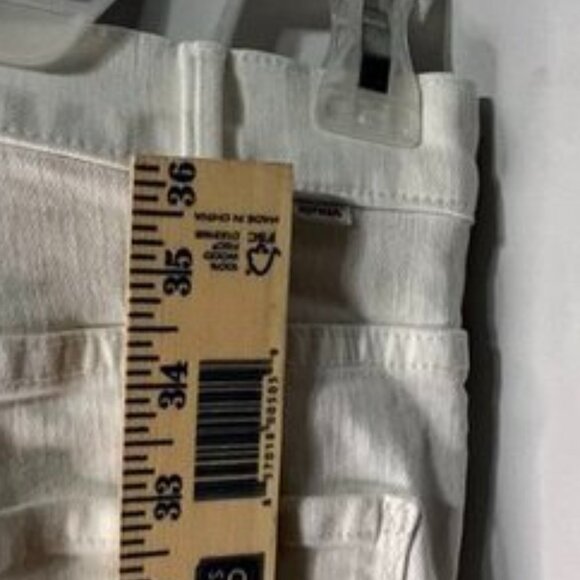 MOTHER The Hustler Ankle Fray Jeans | Size 26 | White “Fairest of Them All” - Picture 6 of 13